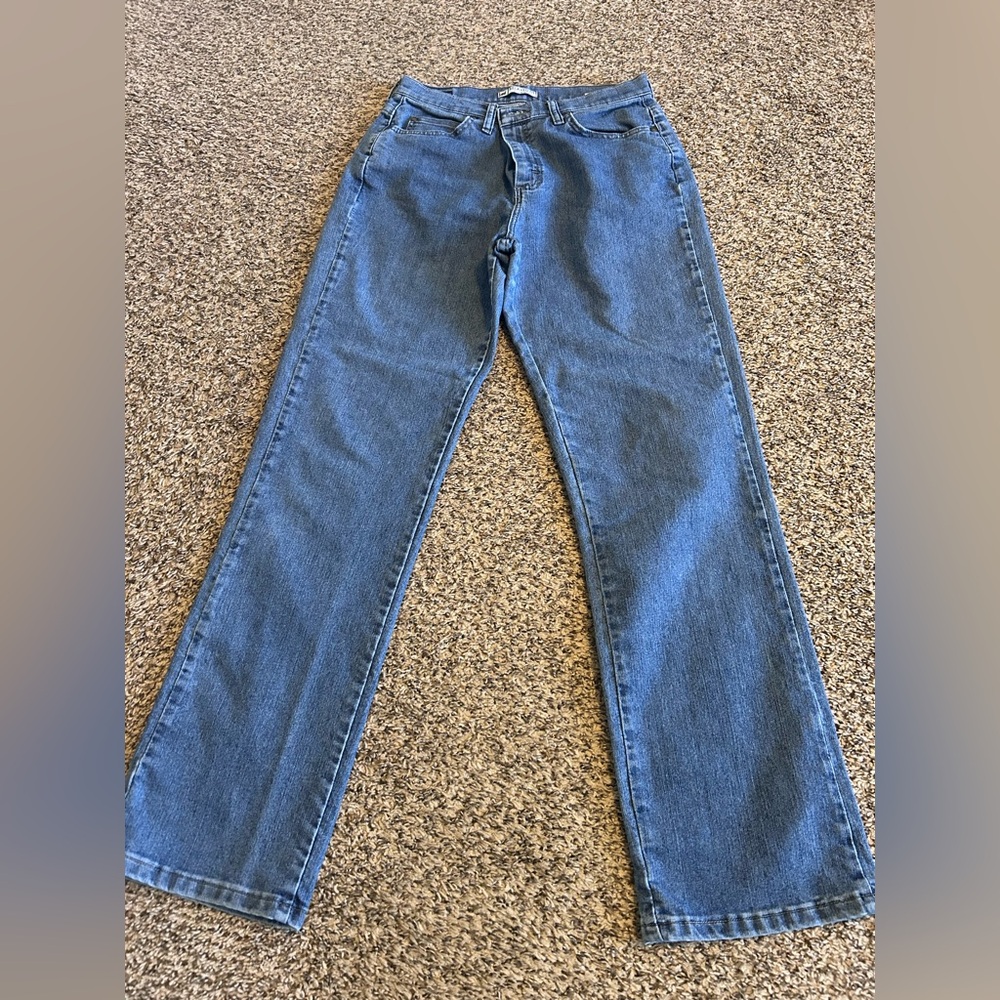 Classic Blue Denim ladies Jeans size 10 Large/relaxed fit